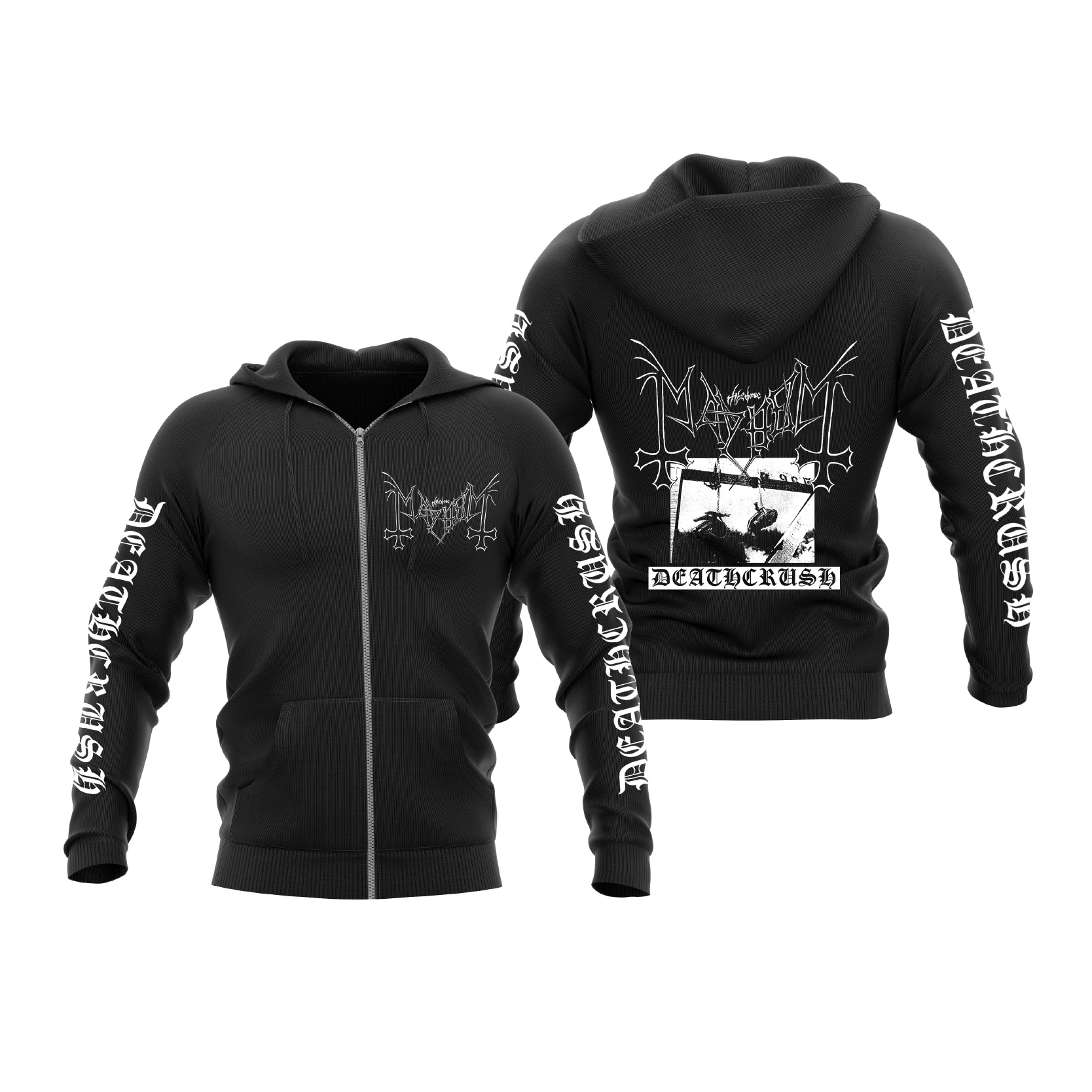 Mayhem · Deathcrush · Hoodie - Official merch